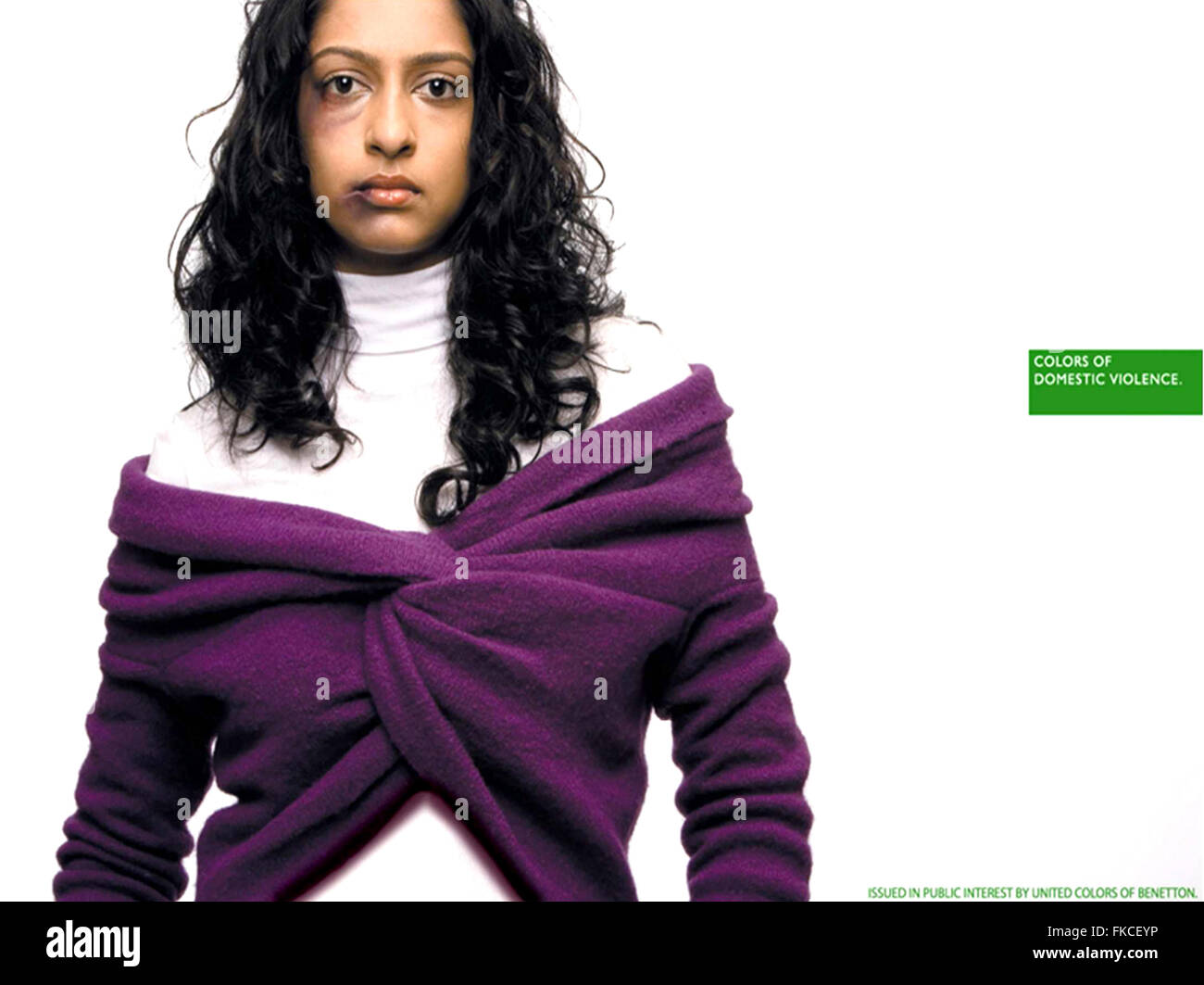 2000s UK colores unidos de Benetton Revista anuncio Fotografía de stock -  Alamy