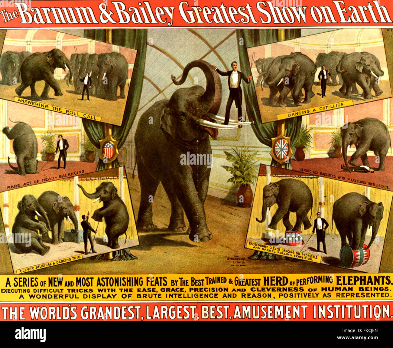 Poster barnum bailey circus poster fotografías e imágenes de alta