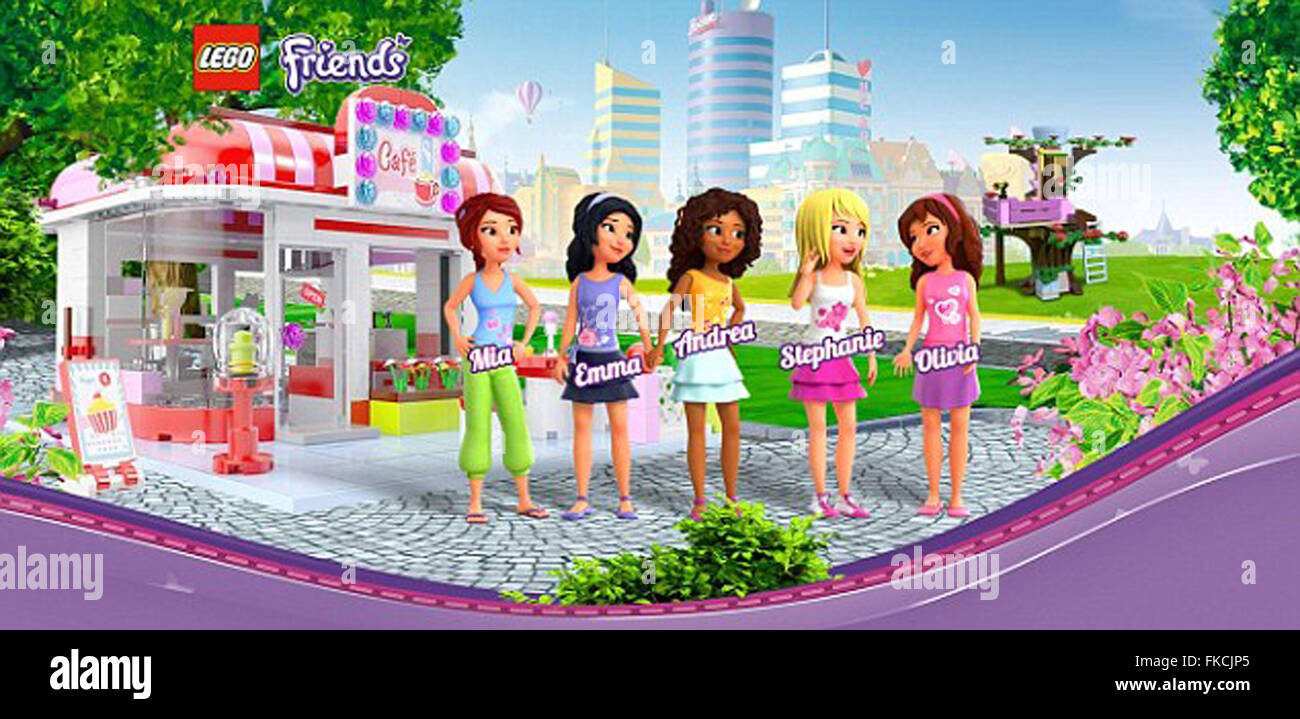 2010s UK Lego Friends Anuncio en televisión (Grab) Foto de stock