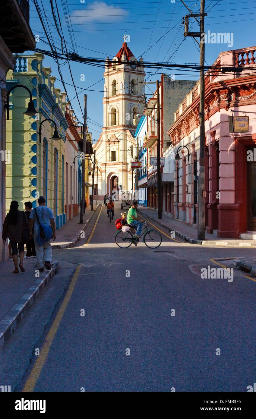 Cuba, Camagüey, catalogado como Patrimonio Mundial por la UNESCO, la