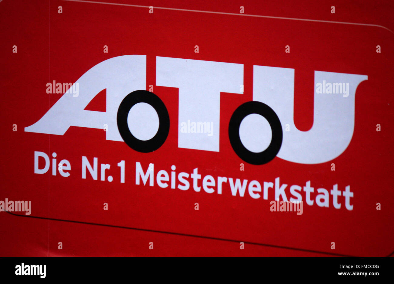 Markenname: "ATU", Berlín. Foto de stock