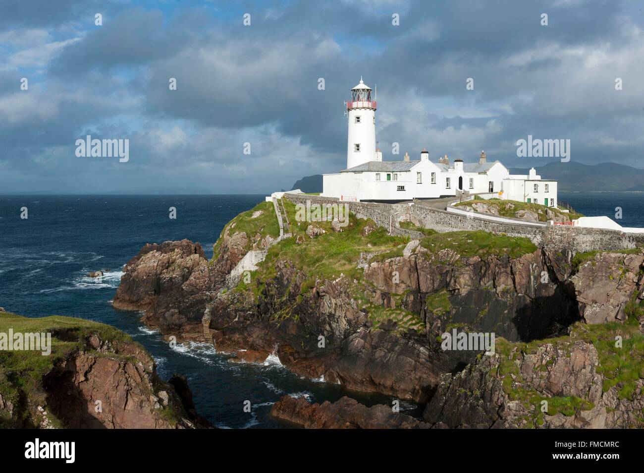 Irlanda, Condado de Donegal, Fanad Faro principal Foto de stock