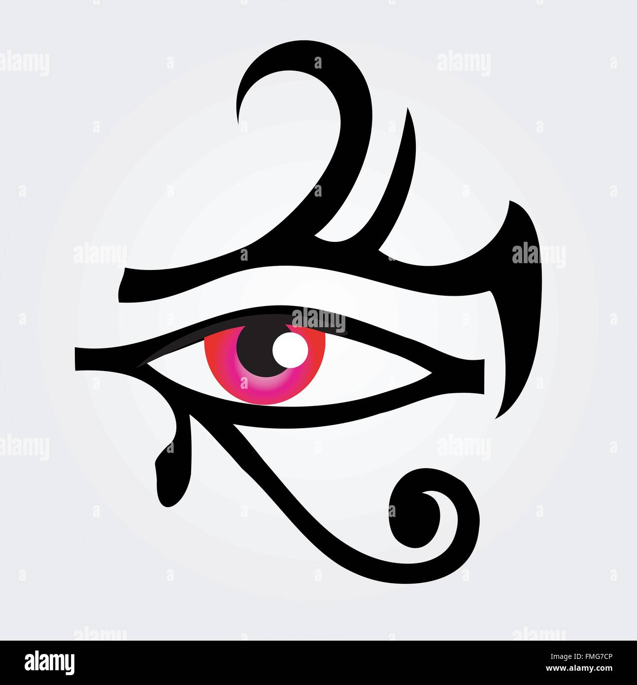 El ojo de Horus Ilustración del Vector