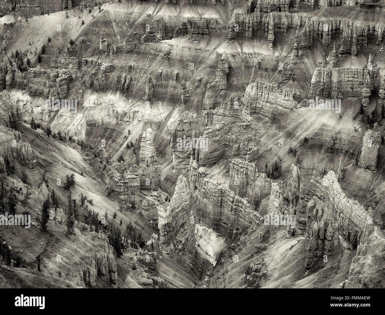 Canyon tierras en Cedar Breaks National Monument, Utah Foto de stock