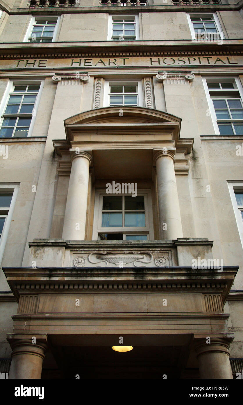 Fundada en 1857, la Princesa Grace Hospital Británico de centros cardíacos de excelencia. Se convirtió en parte de la UCL Foto de stock