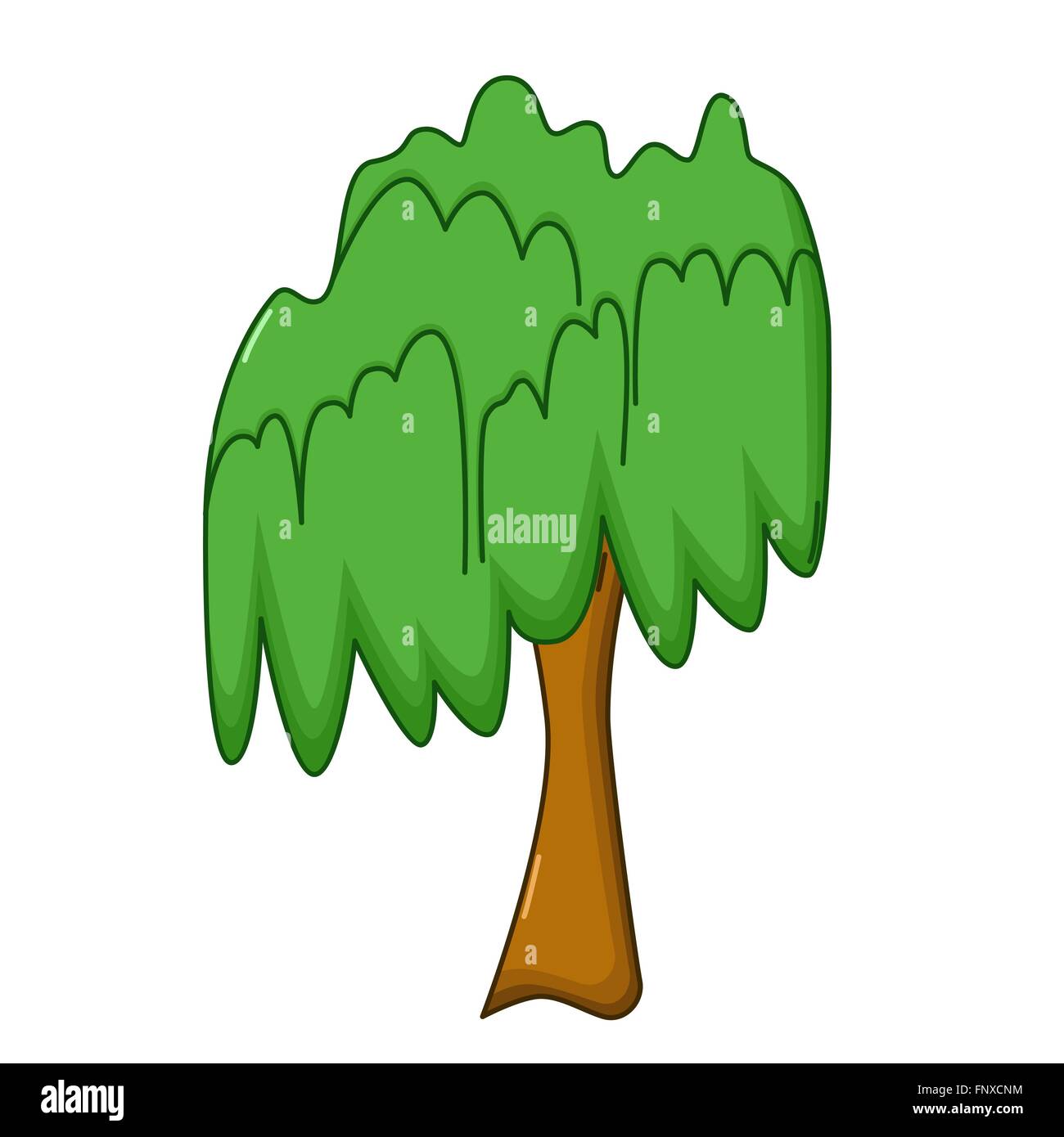 árbol de sauce Imágenes vectoriales de stock Alamy