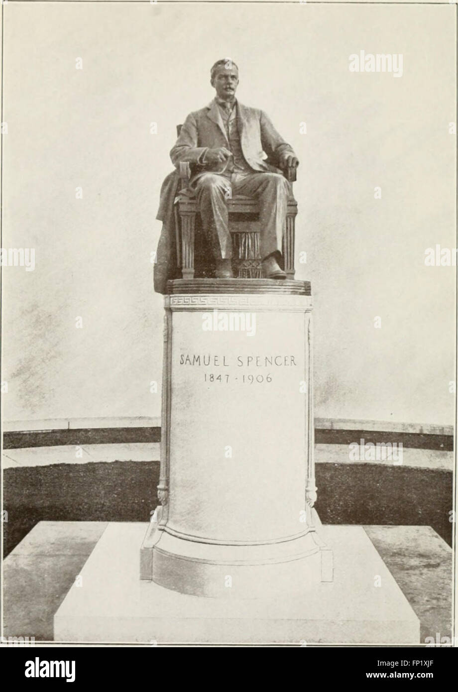 In memoriam Samuel Spencer- ejercicios en la inauguración del monumento erigido por los empleados de la compañía de ferrocarriles del sur, Atlanta, Georgia, mayo de 21º, mil novecientos y diez (1910) Foto de stock