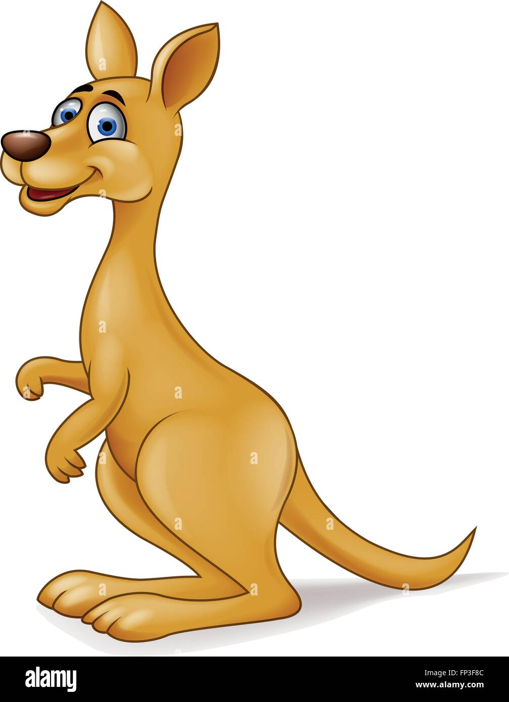 Kangaroo cartoon Ilustración del Vector