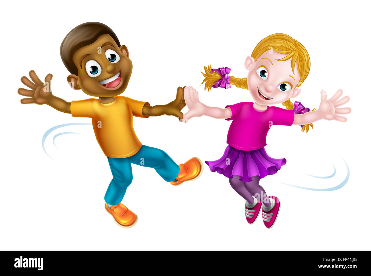 Niño y niña bailando caricatura fotografías e imágenes de alta resolución -  Página 2 - Alamy