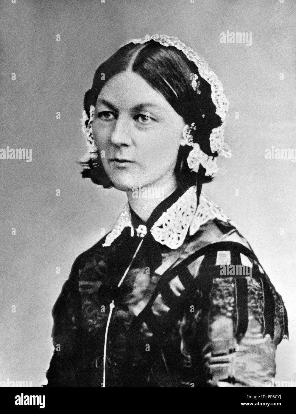 Florence Nightingale, retrato c.1860-1870. Foto de stock
