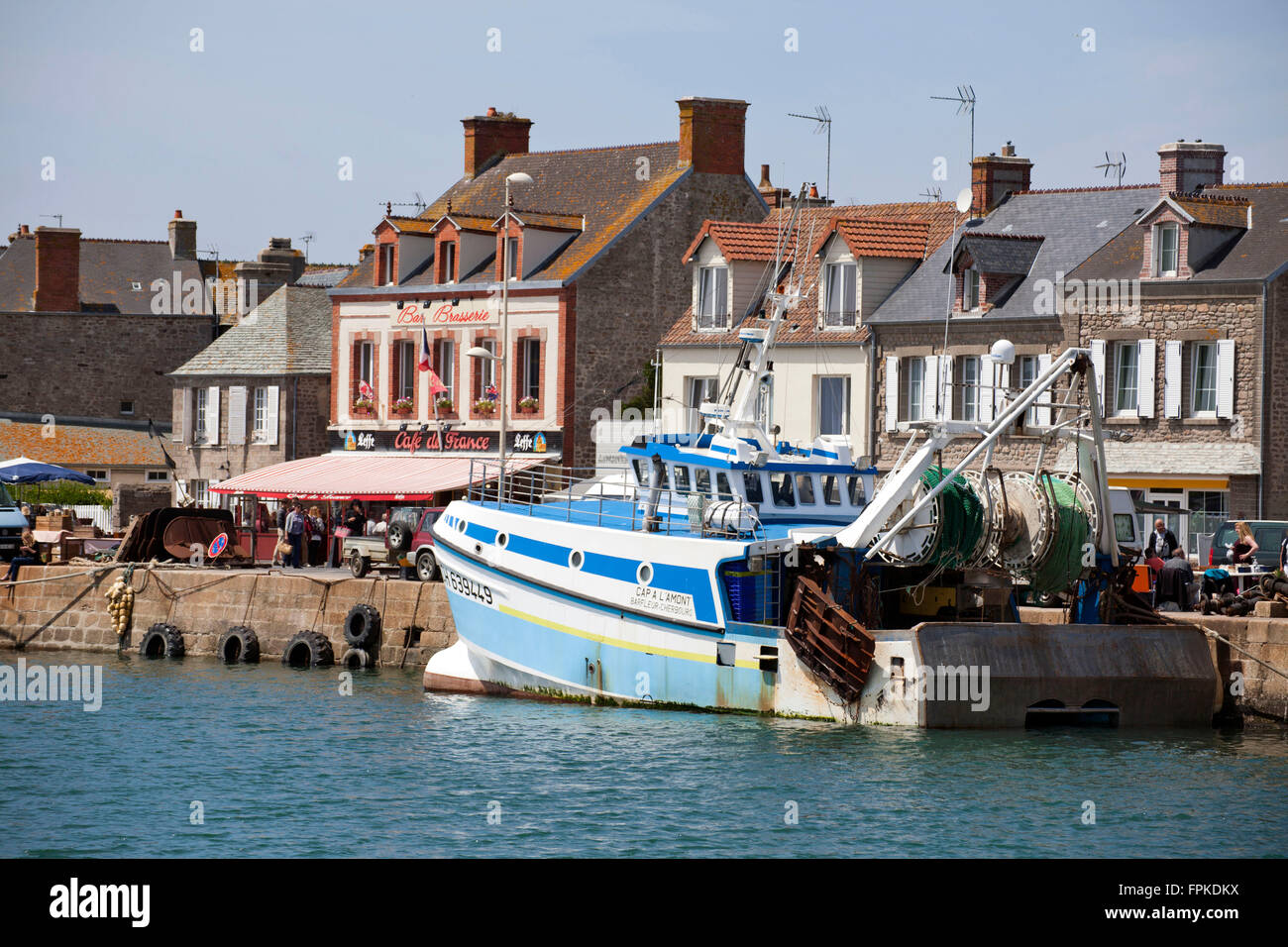 Puerto de Barfleur Foto de stock