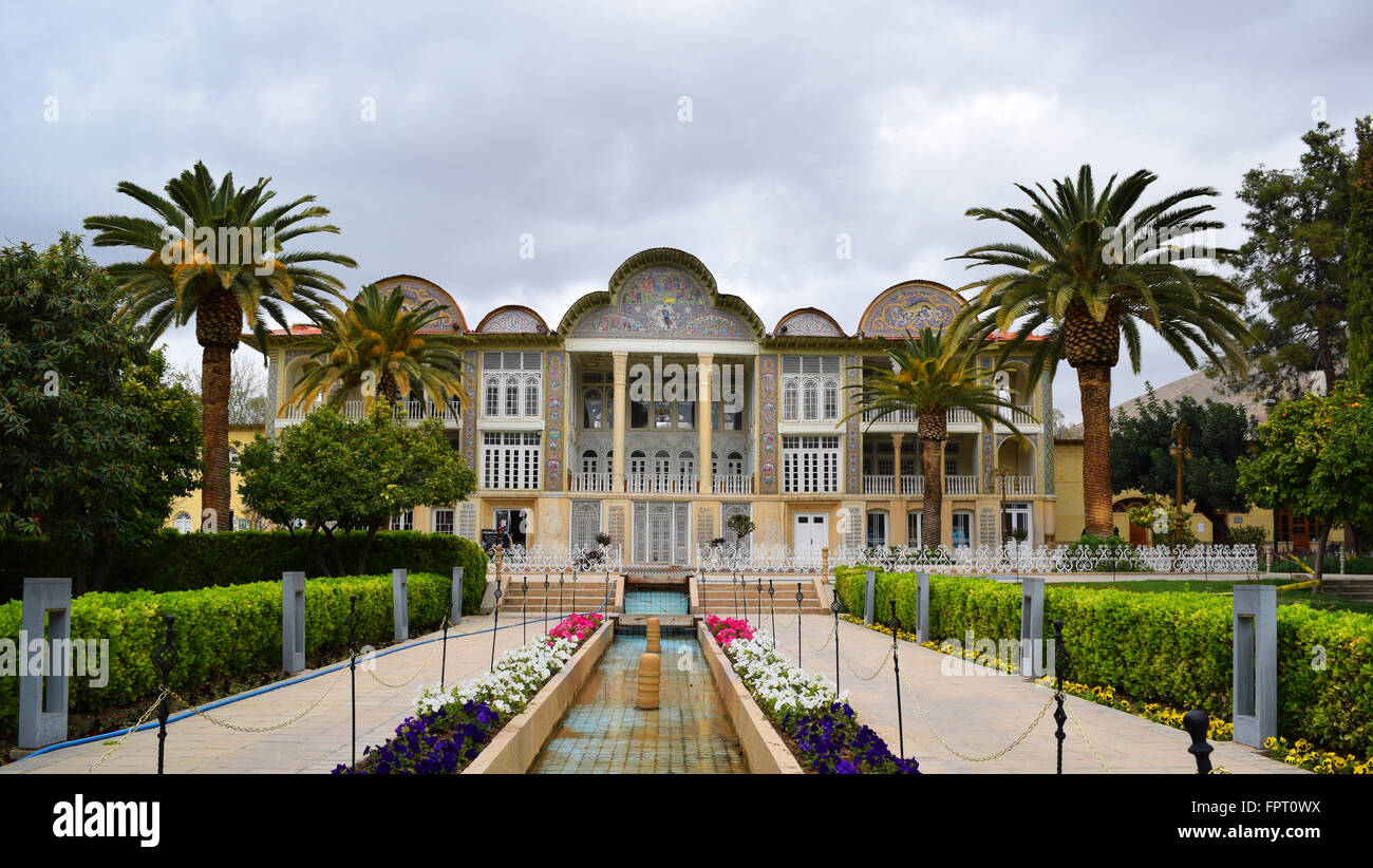Eram - Jardín Bagh-e Eram - Shiraz Irán Foto de stock