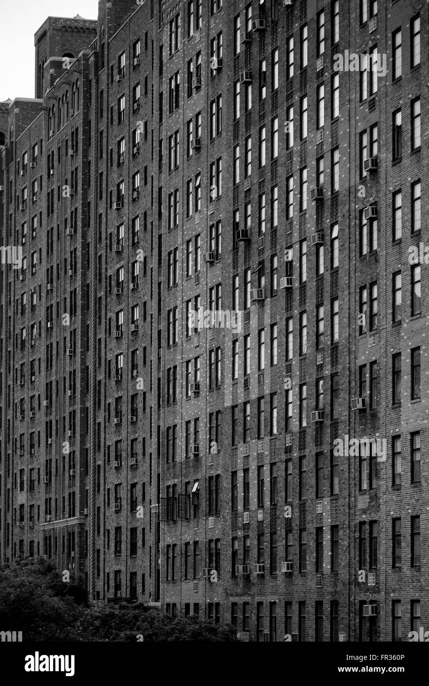 Jardines de Londres, Apartamentos y Oficinas, 435 West 23rd Street New York City, Estados Unidos. Foto de stock