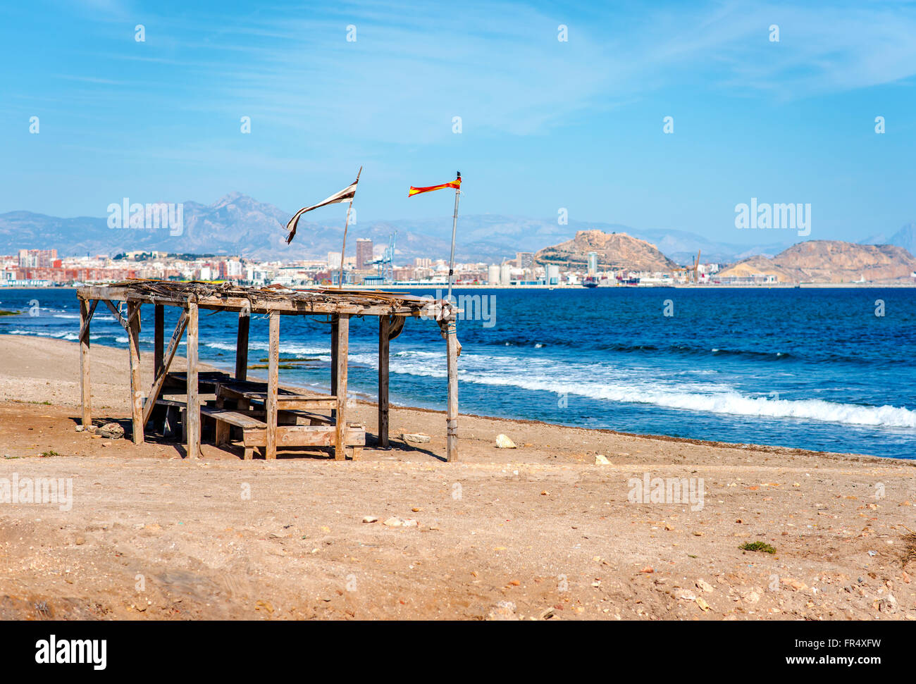 La costa de Alicante. Costa Blanca. España Foto de stock