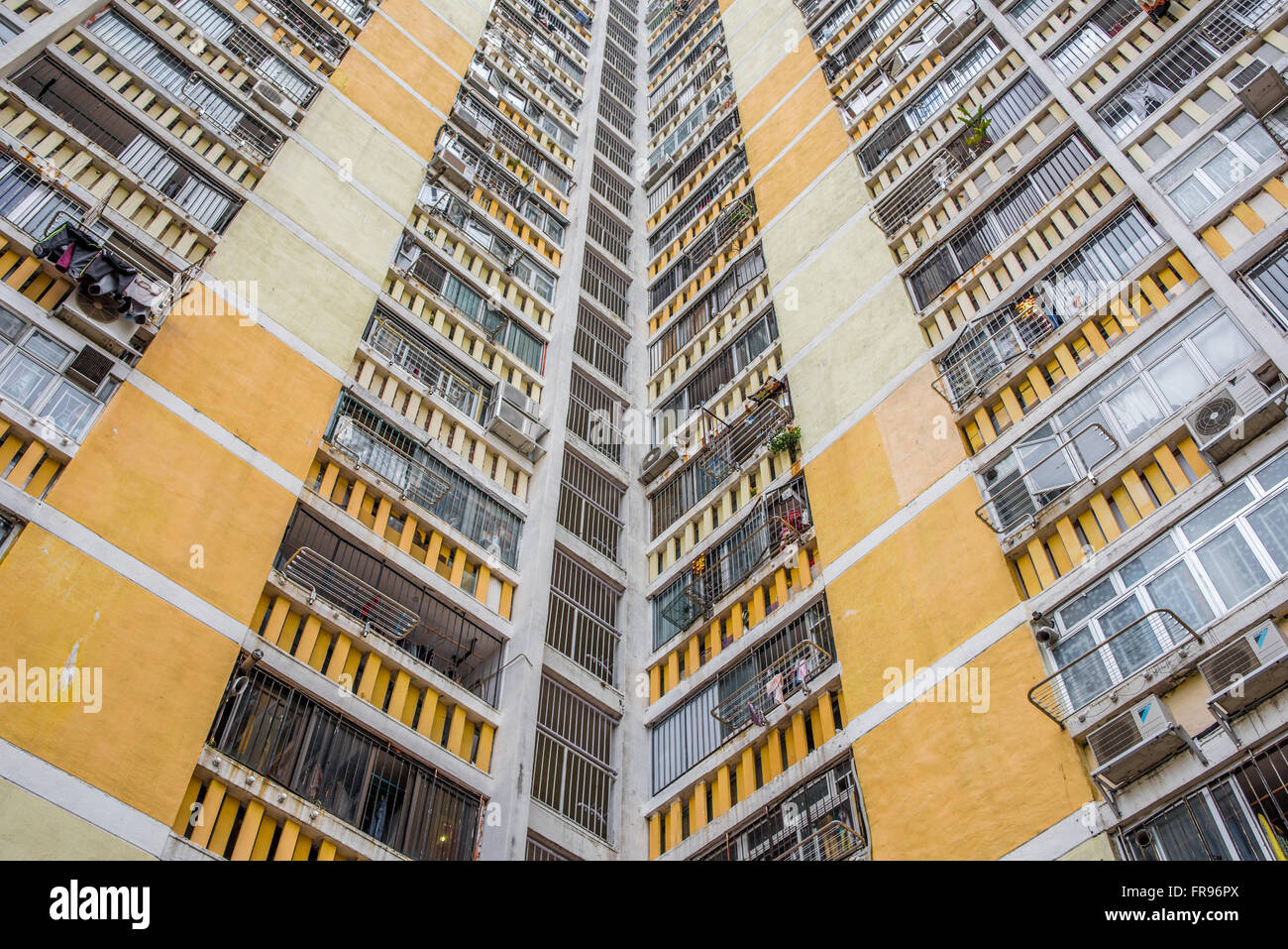 Público de Hong Kong inmuebles construidos por el gobierno Foto de stock