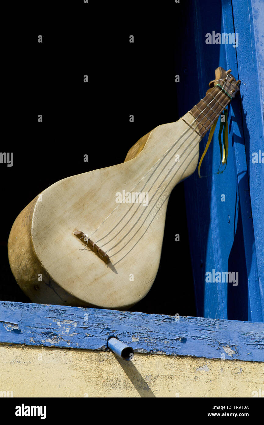 Viola-valle - el instrumento musical tradicional de cururueiros Foto de stock