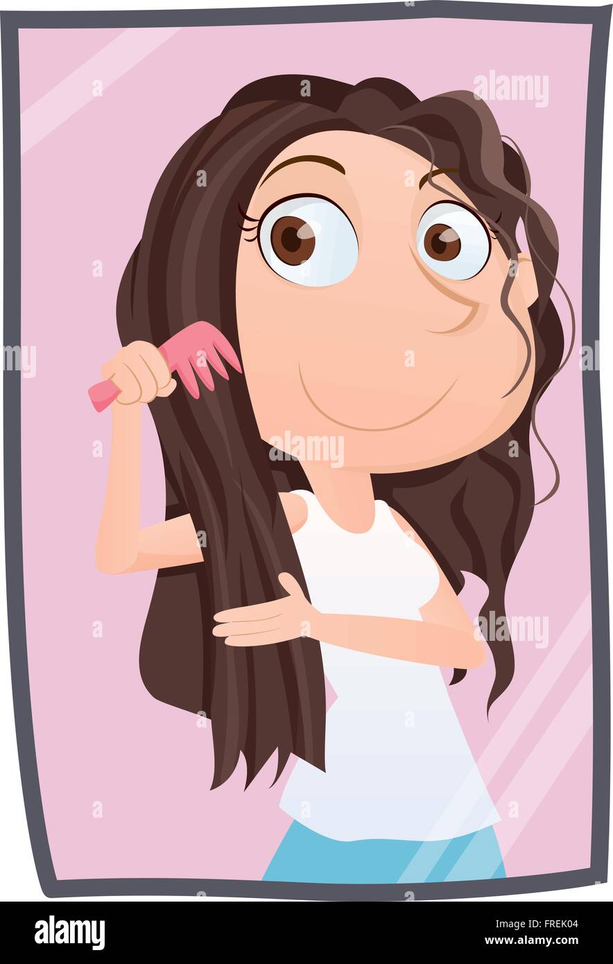 Peinarse el pelo dibujos animados fotografías e imágenes de alta resolución - Alamy Peinarse el pelo dibujos animados fotografías e imágenes de alta resolución - Alamy