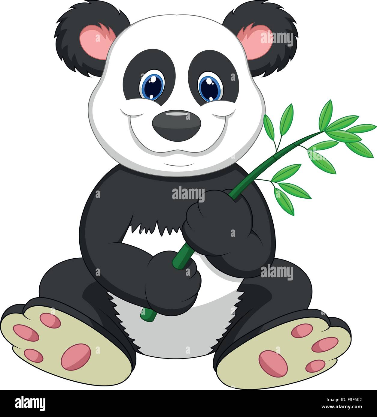 Cute dibujos animados oso panda comiendo bambú Imagen Vector de stock - Alamy Cute dibujos animados oso panda comiendo bambú Imagen Vector de stock - Alamy