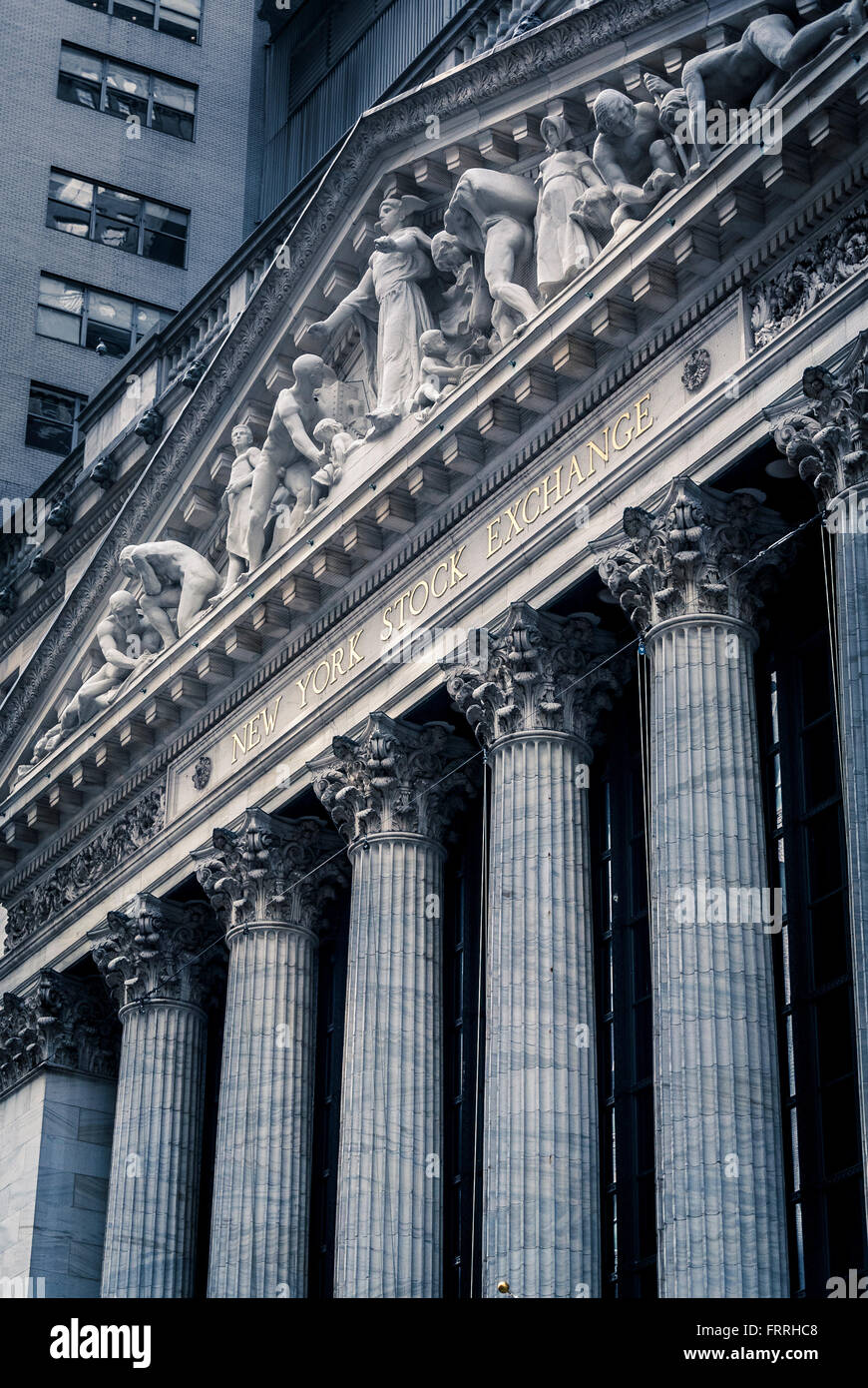 Bolsa de Valores de Nueva York, Wall Street, New York City, Estados Unidos  Fotografía de stock - Alamy