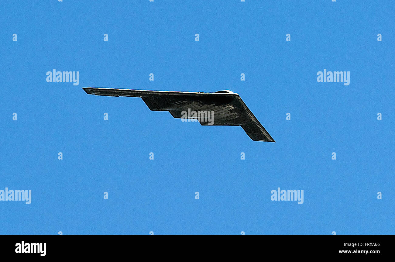 Arlington, Virginia, Estados Unidos, 14 de octubre de 2006, el B-2 Spirit bombardero Stealth en Air Force Memorial dedicación Crédito: Mark Reinstein Foto de stock