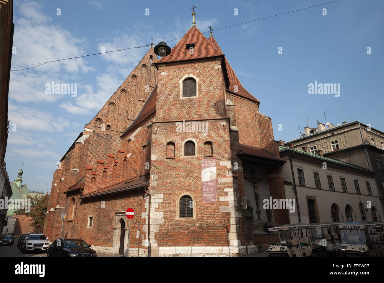 Iglesia de San Marcos en la ciudad vieja de Cracovia, Polonia Foto de stock
