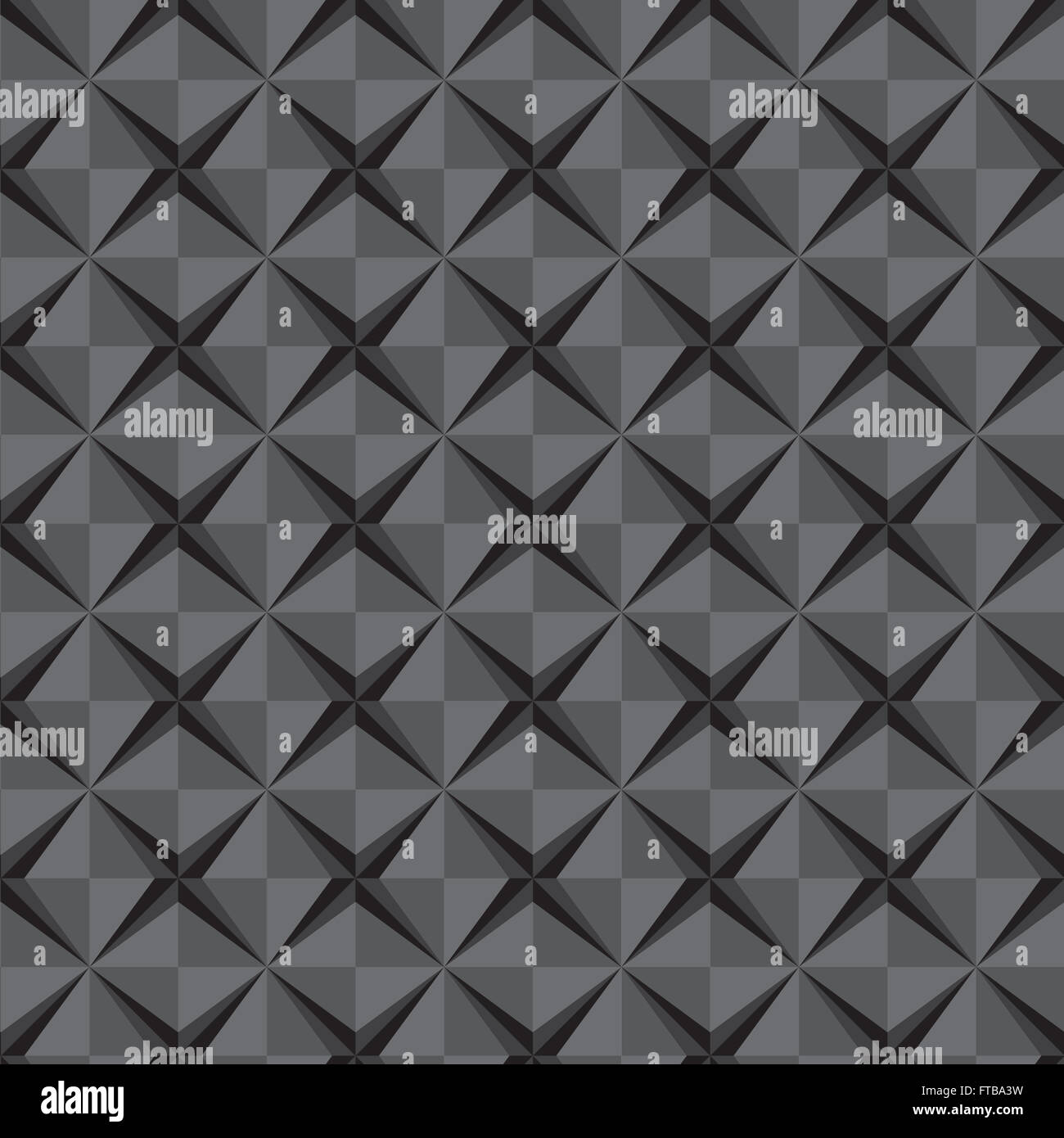 Mosaico gris patrón sin fisuras. Patrón abstracto sin fisuras, mosaico de fondo, textura de diseño geométrico, gris. Vector plano abstracto des Foto de stock