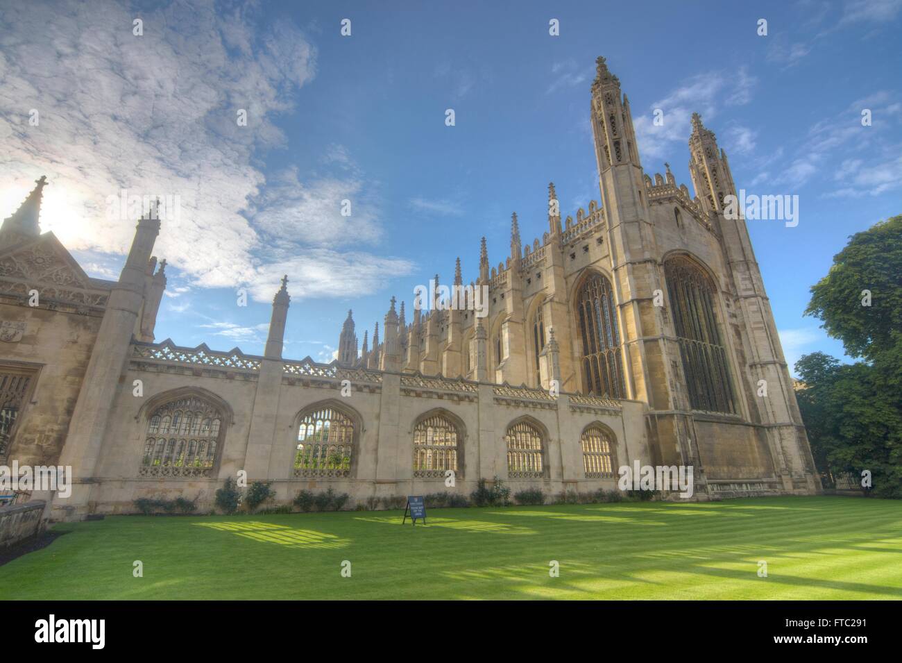 El Kings College de Cambridge, la Capilla del Kings College Foto de stock