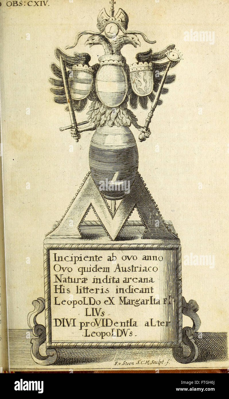 Miscellanea Curiosa Medico-Physica Academiae Naturae Curiosorum (1670) Foto de stock
