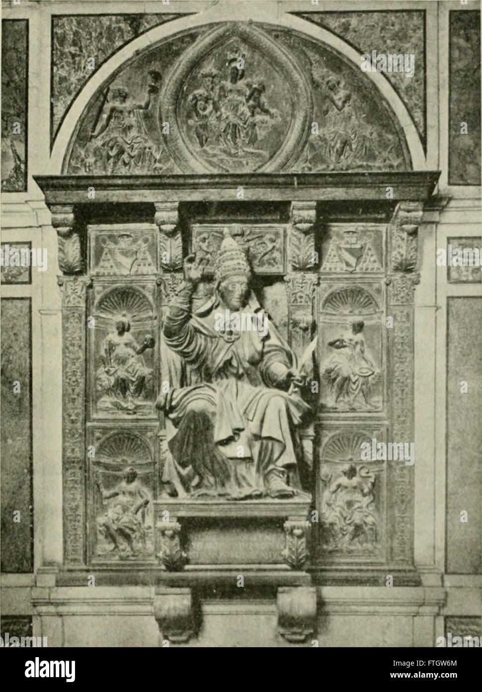 Saint-Pierre de Roma - histoire de la basilique vaticane et du culte du tombeau de Saint Pierre (1900) Foto de stock
