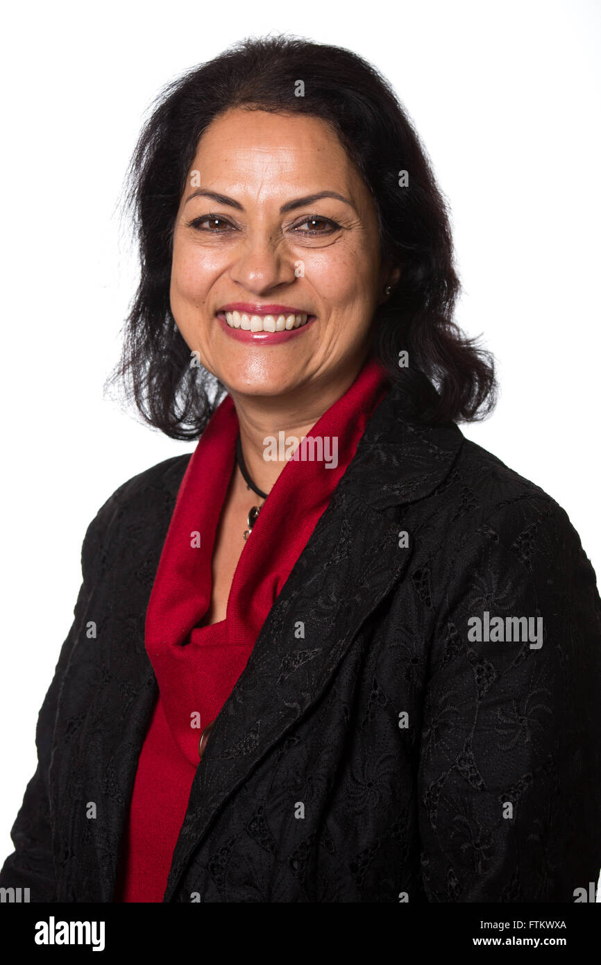 Anita Bhalla, ex corresponsal de la BBC y portavoz de medios. Foto de stock