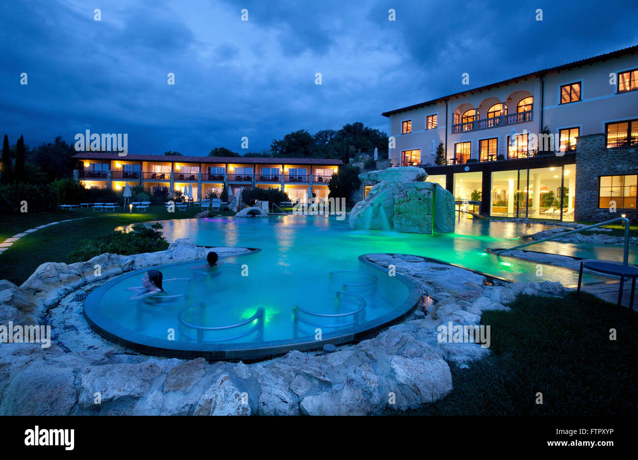 Hotel Adler Thermae Spa & Relax Resort,Bagno Vignoni,Toscana Fotografía de  stock - Alamy