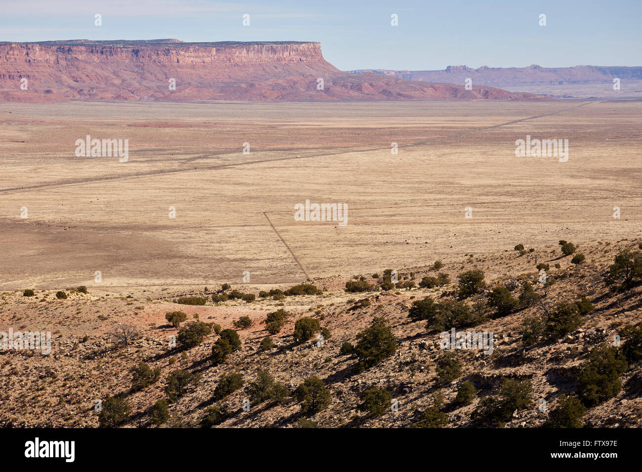 Gama tierra cerca de Page, Arizona, EE.UU. Foto de stock
