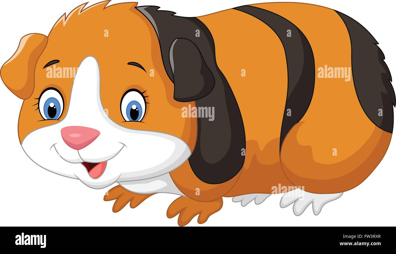 Cute dibujos animados cuy Imagen Vector de stock - Alamy