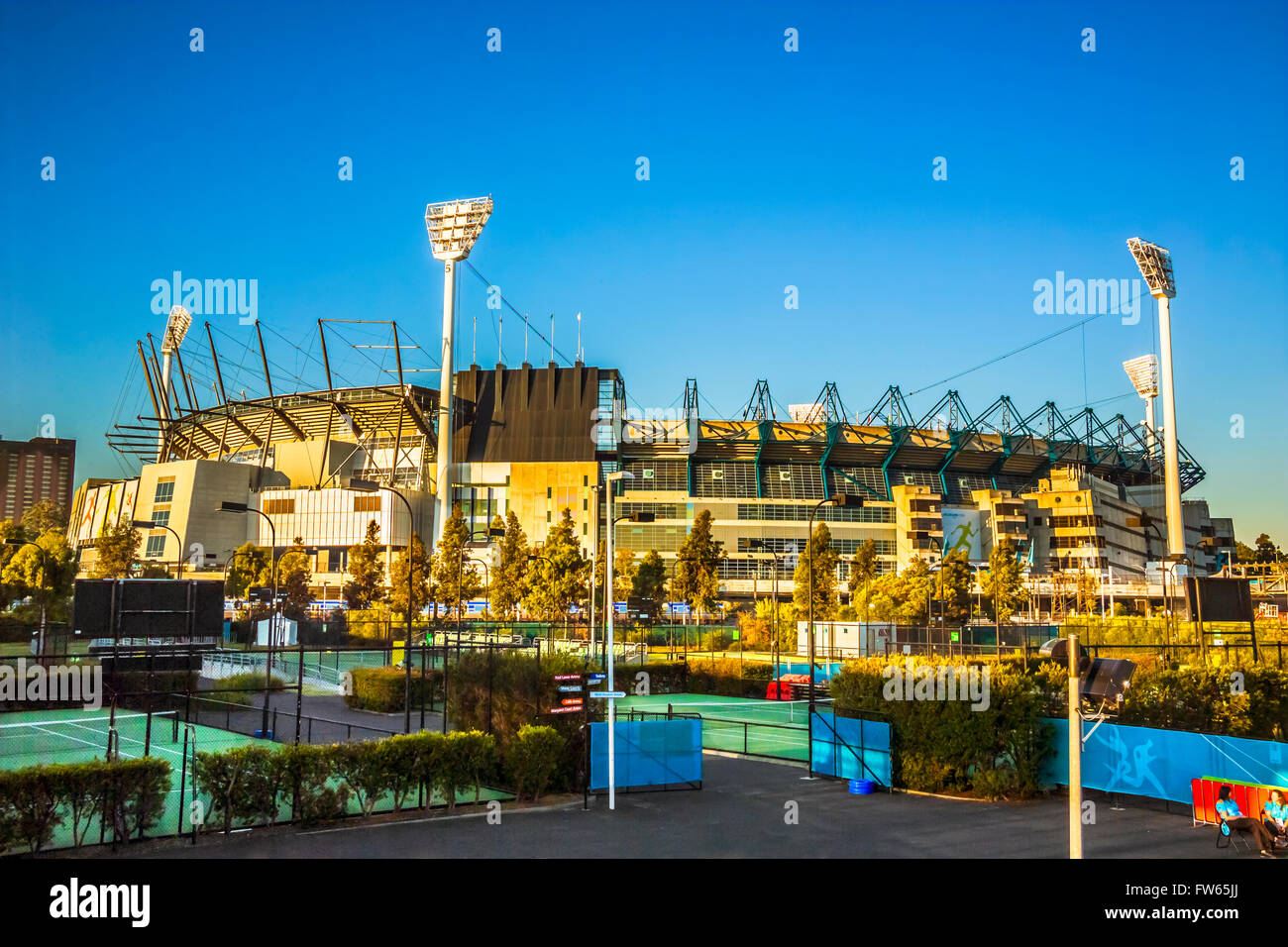 MCG, el Melbourne Cricket Ground, en Melbourne, Australia Foto de stock