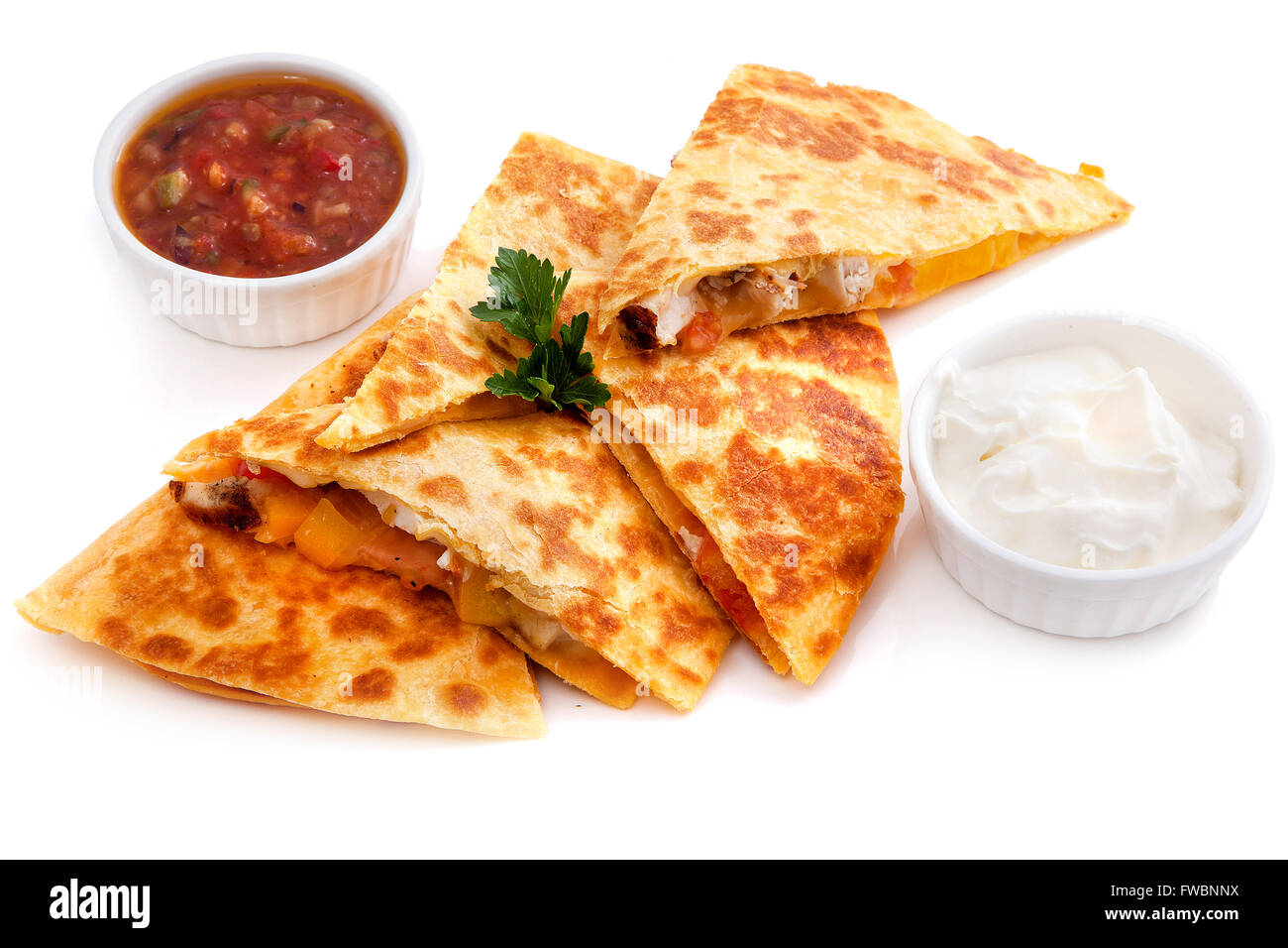 Quesadillas de queso en rodajas fotografías e imágenes de alta