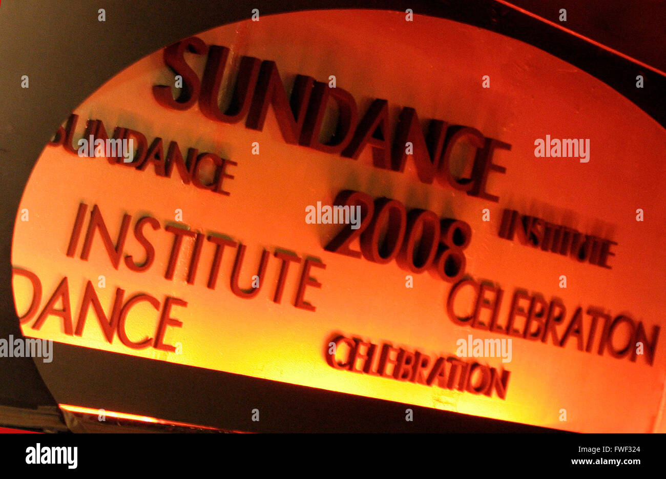 El Instituto Sundance 2008 Celebración Anual de Recaudación de Fondos celebrado en el Roseland Ballroom en Nueva York, el 27 de octubre de 2008. Auspiciada por el presidente y fundador del Instituto Sundance de Robert Redford. Foto de stock