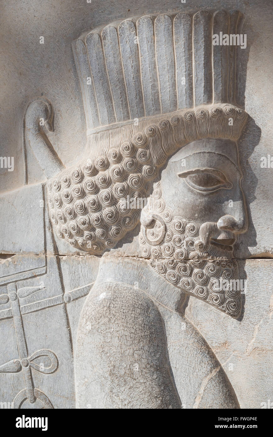 Sitio arqueológico de Persépolis, Irán, Asia Occidental Foto de stock