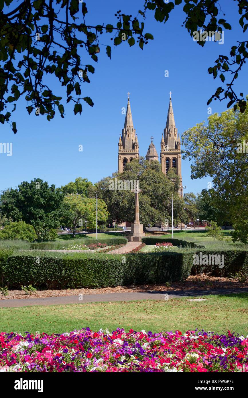 La Catedral de San Pedro, Adelaide, South Australia, Oceanía Foto de stock