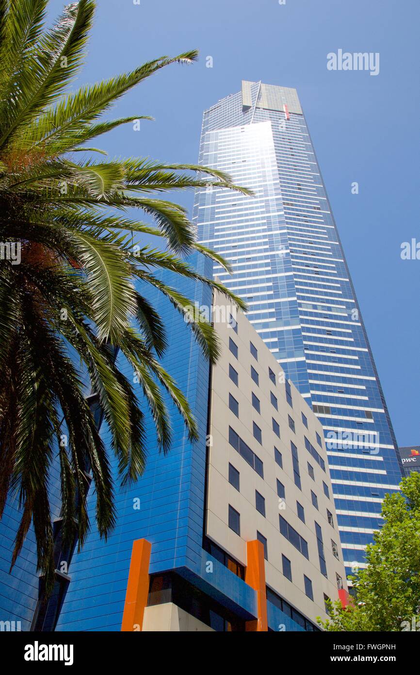 Torre Eureka, Melbourne, Victoria, Australia, el Pacífico Foto de stock