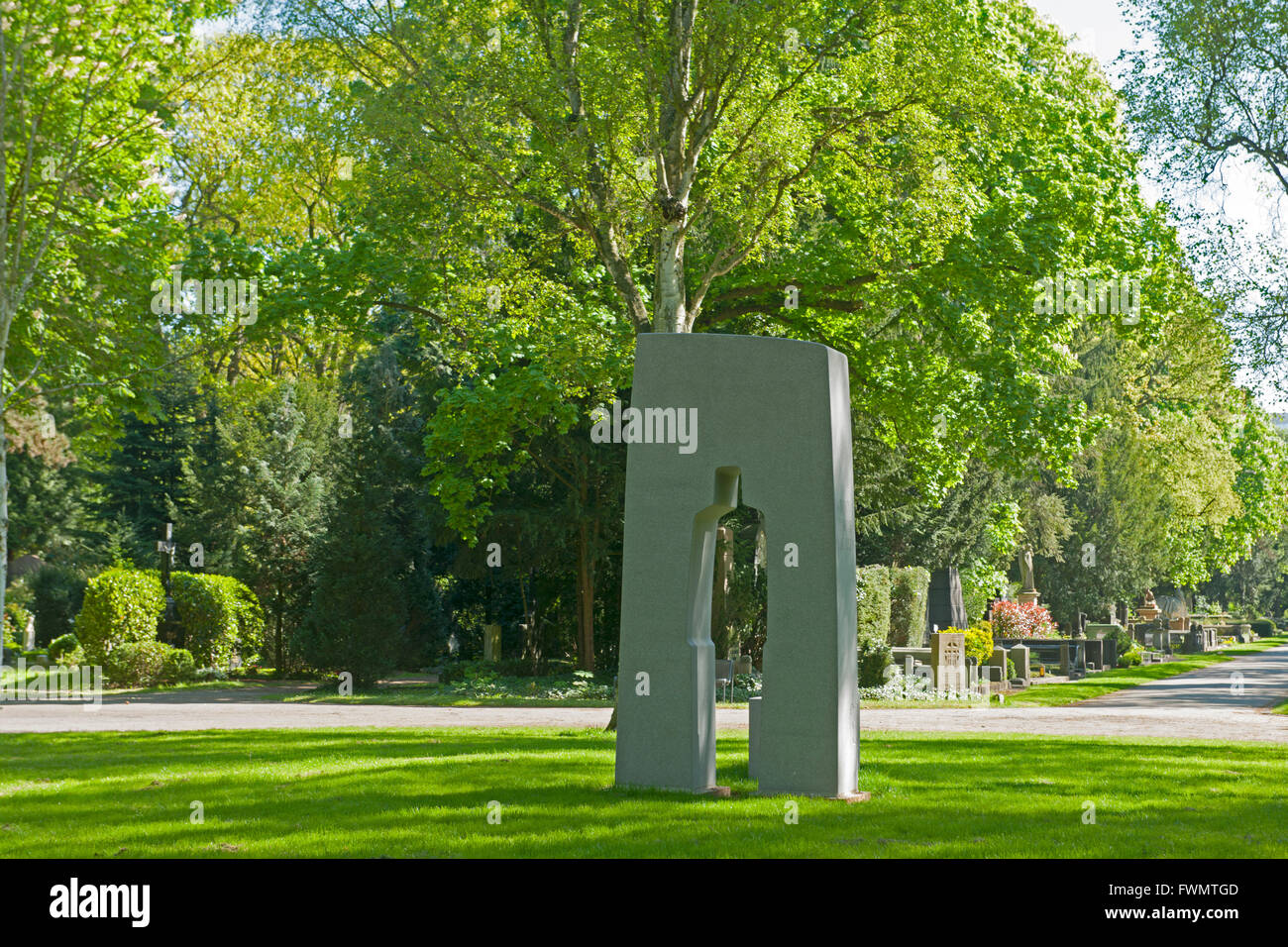 Köln, Lindenthal, Melaten-Friedhof Foto de stock