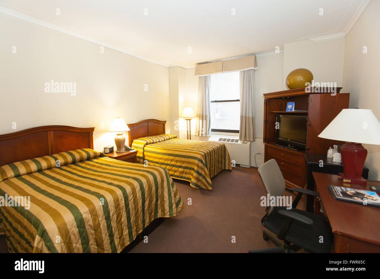 Hotel Pennsylvania, 7th Ave, la ciudad de Nueva York, Estados Unidos de América Foto de stock