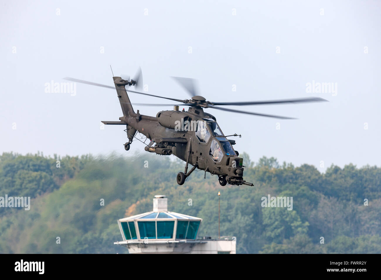 Ejército Italiano Agusta A129C Mangusta (Mangosta) helicóptero de