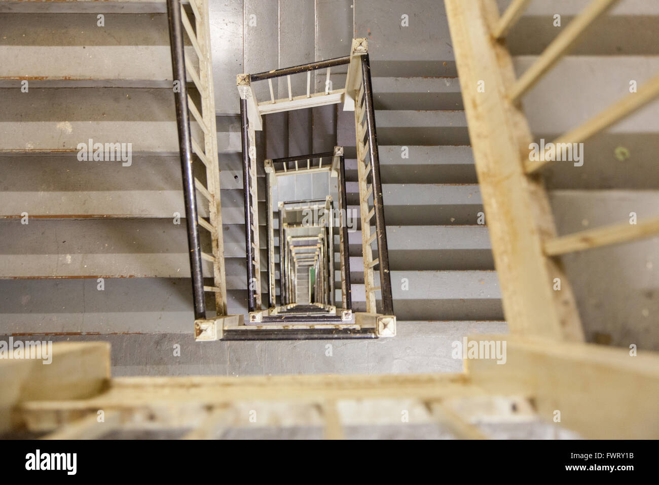 Escalera, Hotel Pennsylvania, 7th Avenue, Nueva York, Estados Unidos de América. Foto de stock