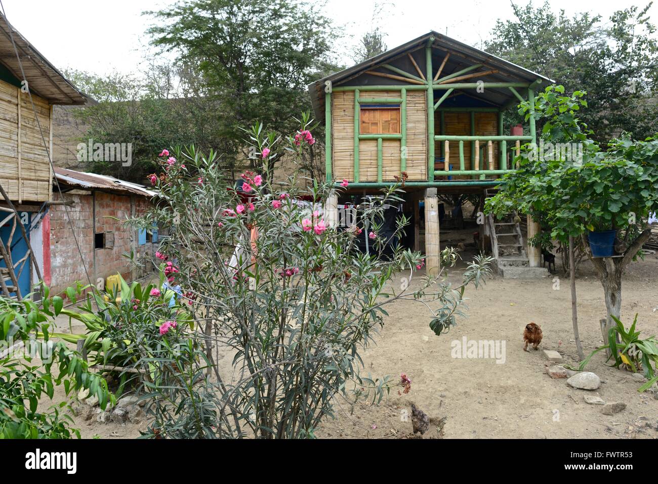 Agua Blanca. una comuna en la parroquia Machalilla, Puerto López, cantón de la provincia de Manabí, Ecuador. Está al este de la ciudad de Puerto Lóp Foto de stock