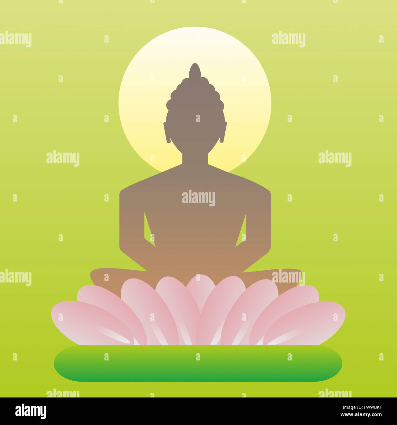 Sentado en flor de loto fotografías e imágenes de alta resolución Alamy