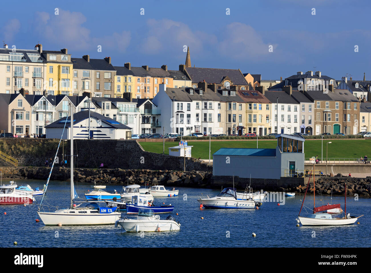 Harbour, Portrush, Condado de Antrim, Ulster, Irlanda del Norte, Europa Foto de stock