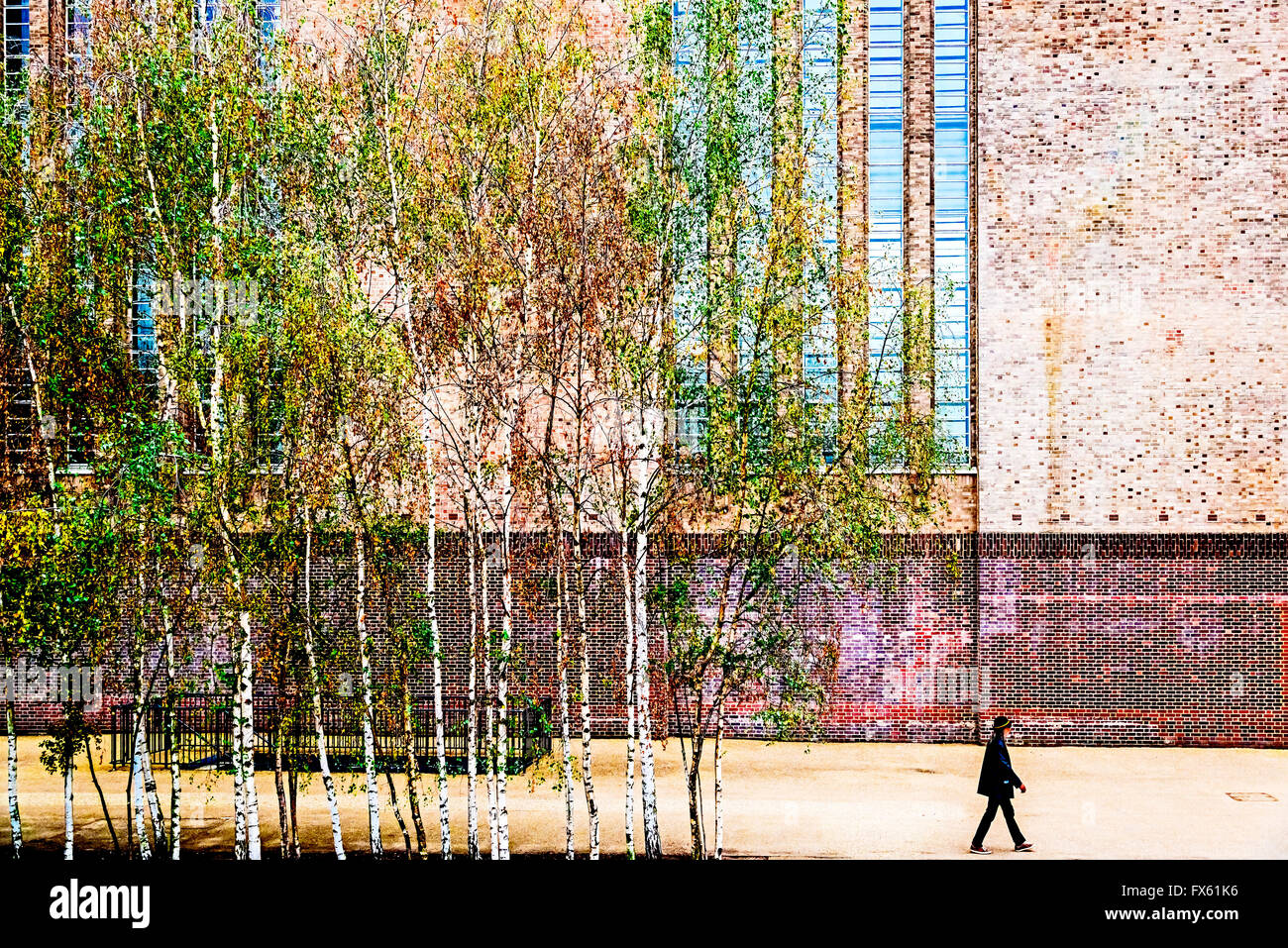 Londres, Tate Modern, desde el exterior Foto de stock