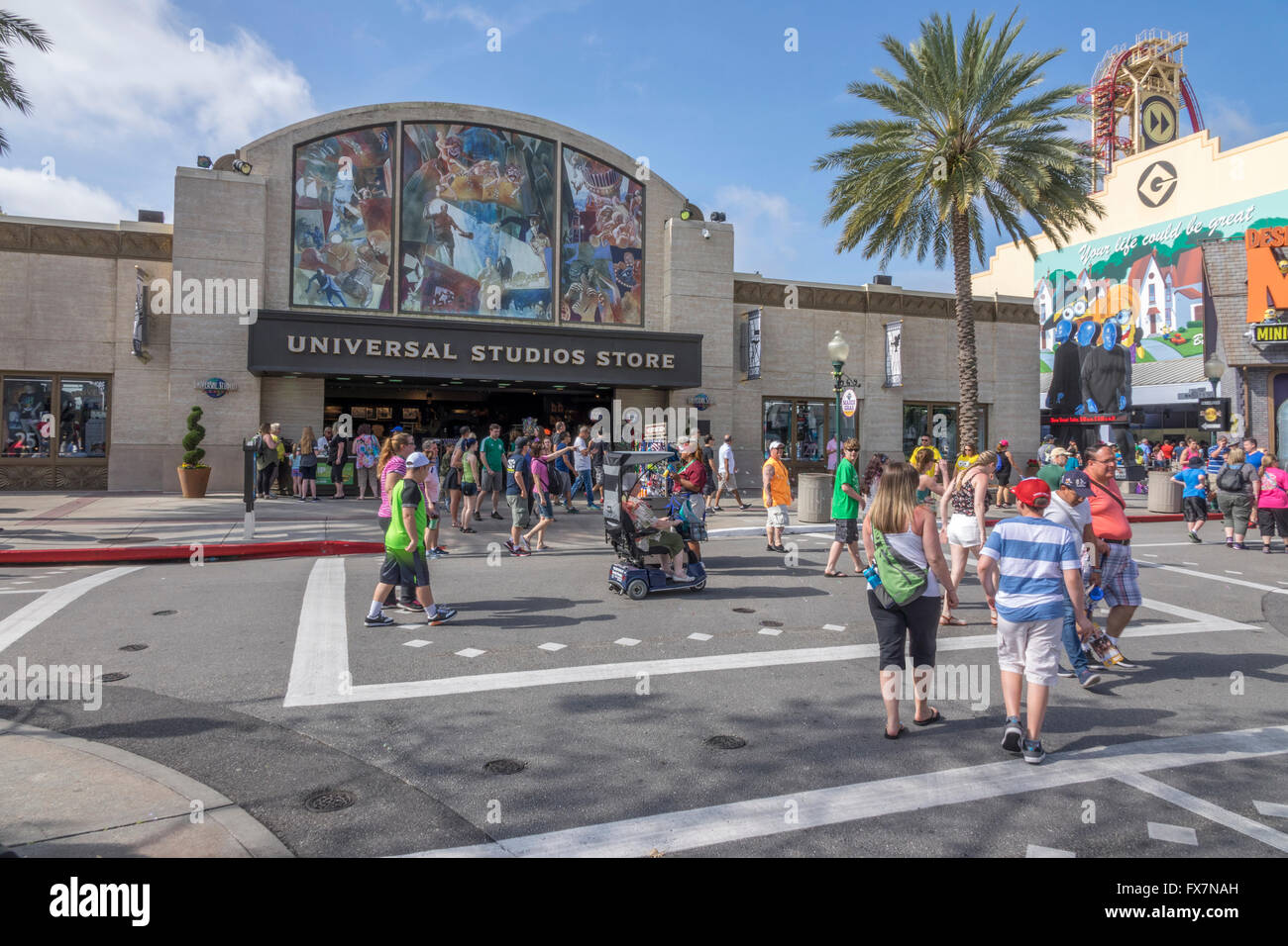 Universal Studios Store la principal tienda de souvenirs dentro el