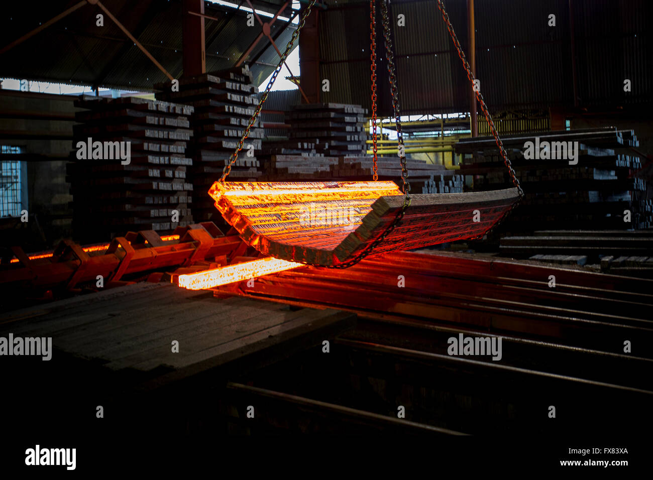 La industria del hierro y el acero Demra en Dhaka, Bangladesh La industria del hierro y el acero Demra en Dhaka, Bangladesh