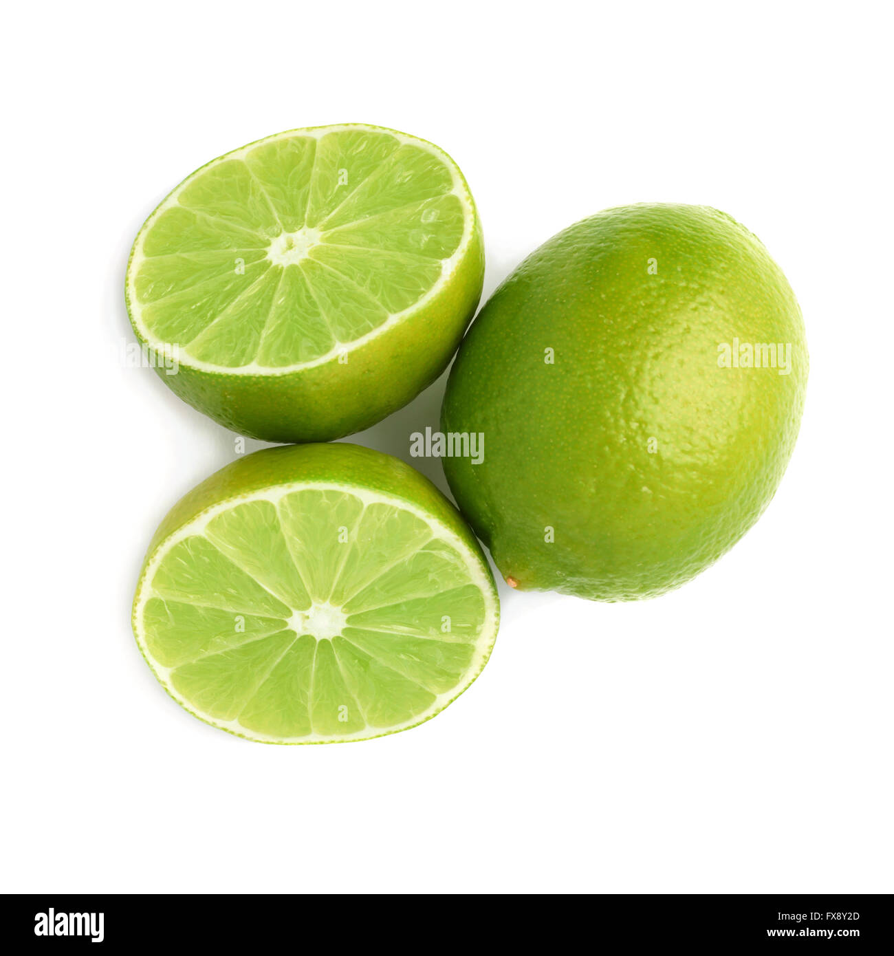 Cal sirve fruta Composición aislados sobre el fondo blanco Fotografía